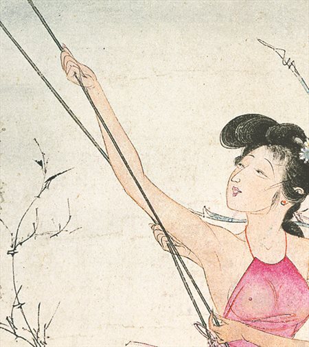 张湾-胡也佛的仕女画和最知名的金瓶梅秘戏图